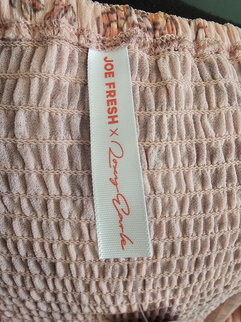 Joe Fresh Roxy Earle Floral Smocked Mini Dress - Picture 5 of 7